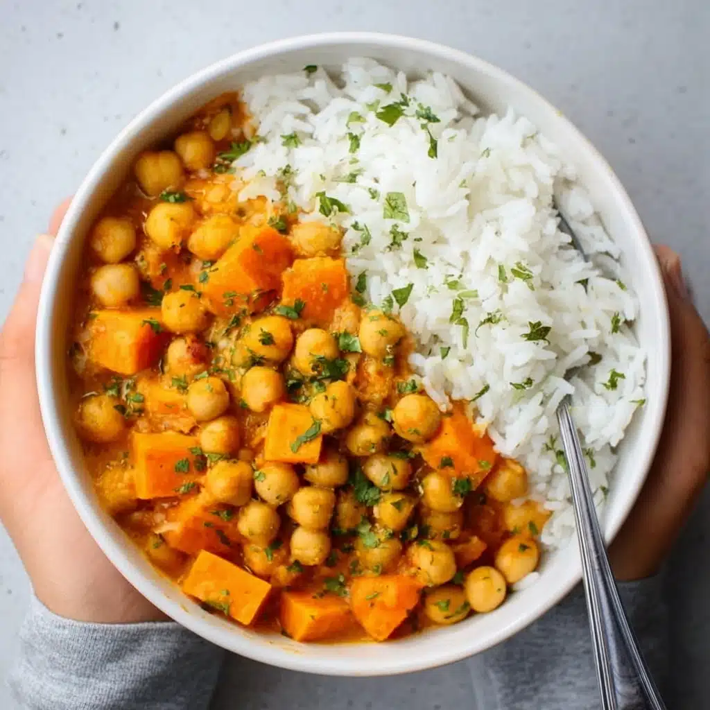 Sweet Potato and Chickpea Curry Recipe - Recipe Image