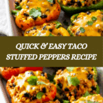 Quick and Easy Taco Stuffed Peppers Recipe