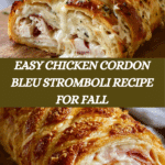 Chicken Cordon Bleu Stromboli Recipe