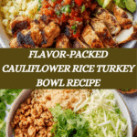 Cauliflower Rice Turkey Bowl Recipe