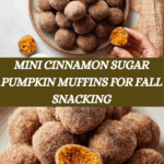 Mini Cinnamon Sugar Pumpkin Muffins Recipe
