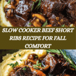 Super Tender Crockpot Beef Short Ribs Recipe