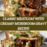 Meatloaf with Mushroom Gravy Recipe
