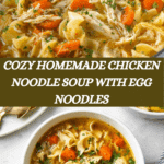 Easy Chicken Noodle Soup with Egg Noodles Recipe