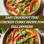 Crockpot Thai Chicken Curry Recipe