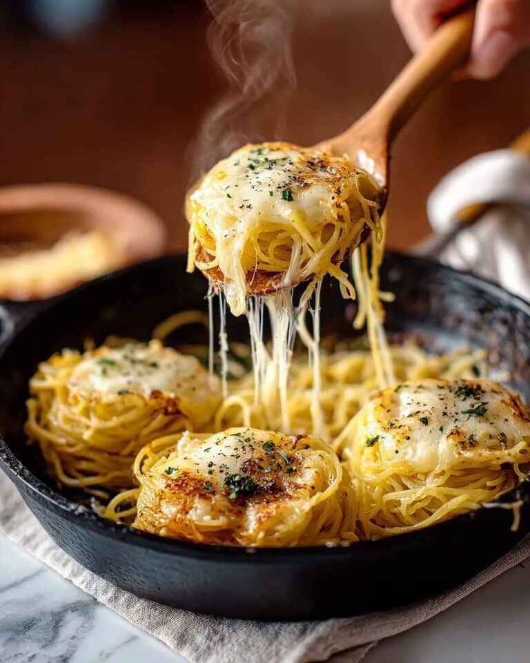 Easy Creamy Cajun Chicken Spaghetti with Garlic Mozzarella Sauce Recipe