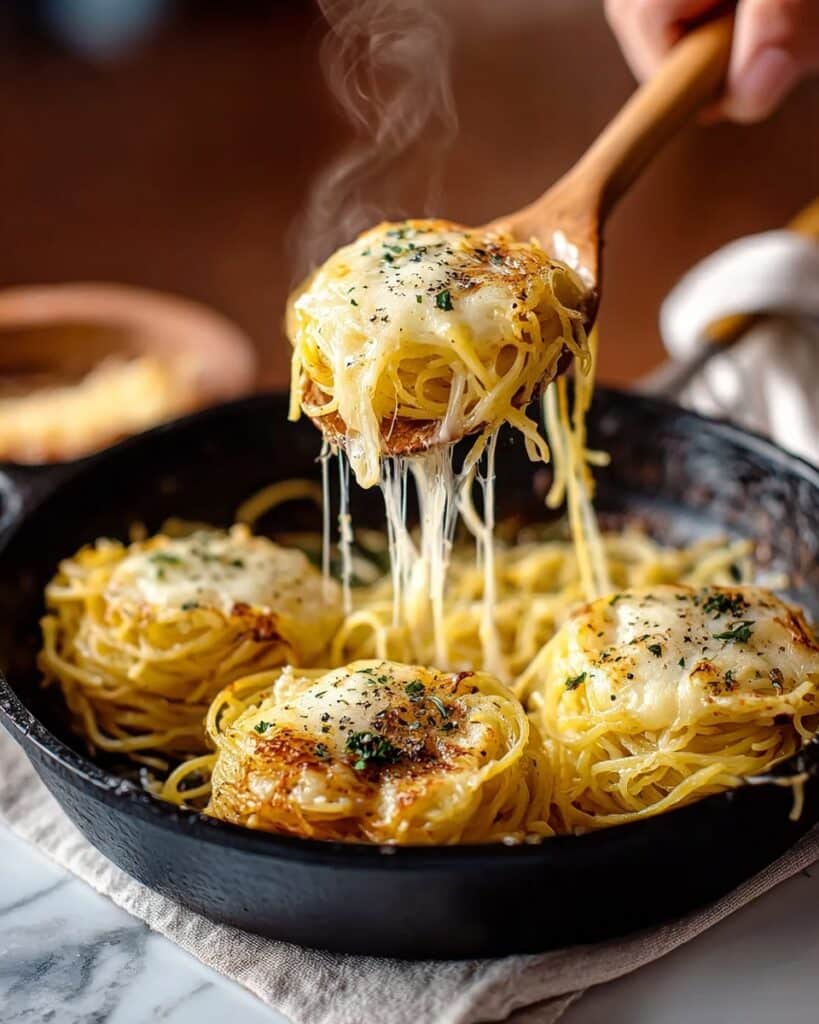 Easy Creamy Cajun Chicken Spaghetti with Garlic Mozzarella Sauce Recipe