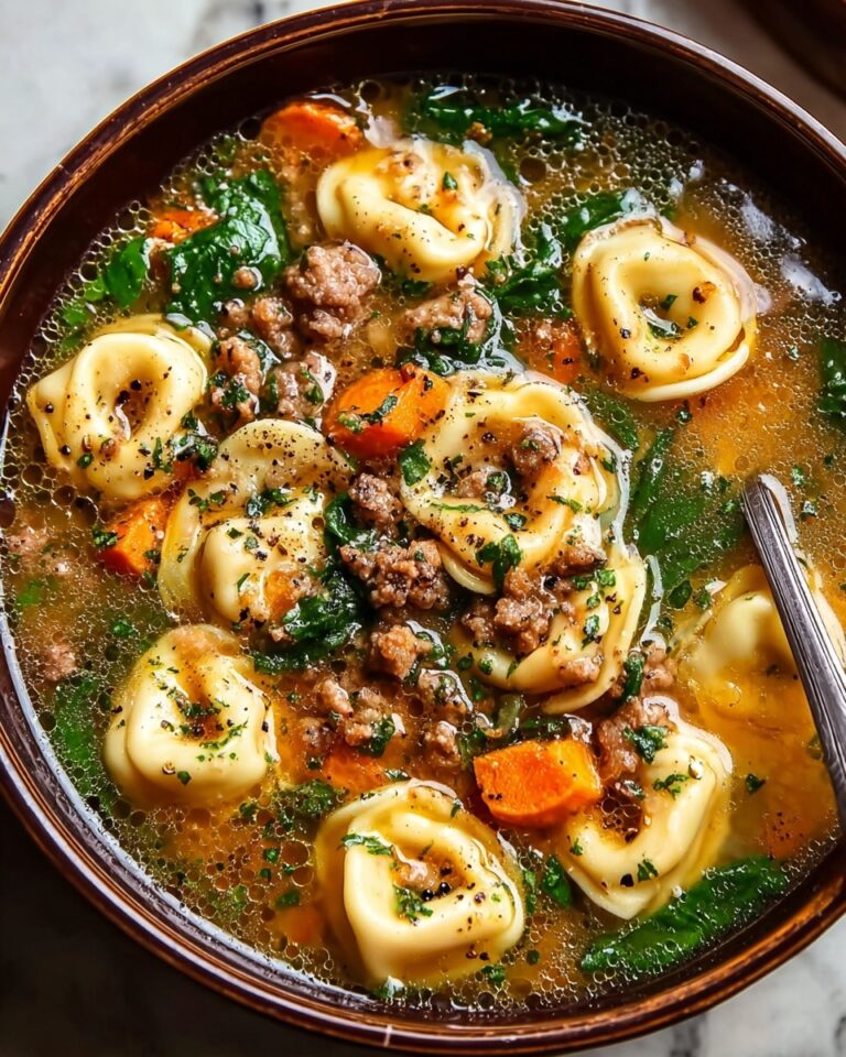 Autumn Tortellini Soup with Sausage Recipe