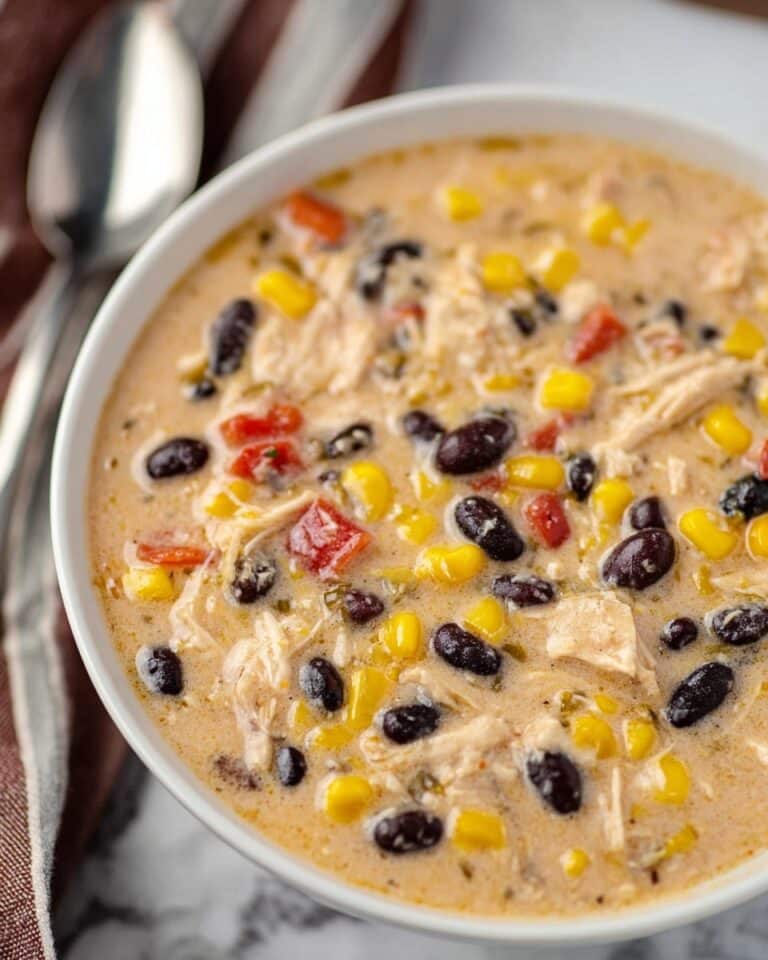 Easy Crock Pot Cream Cheese Chicken Chili Recipe