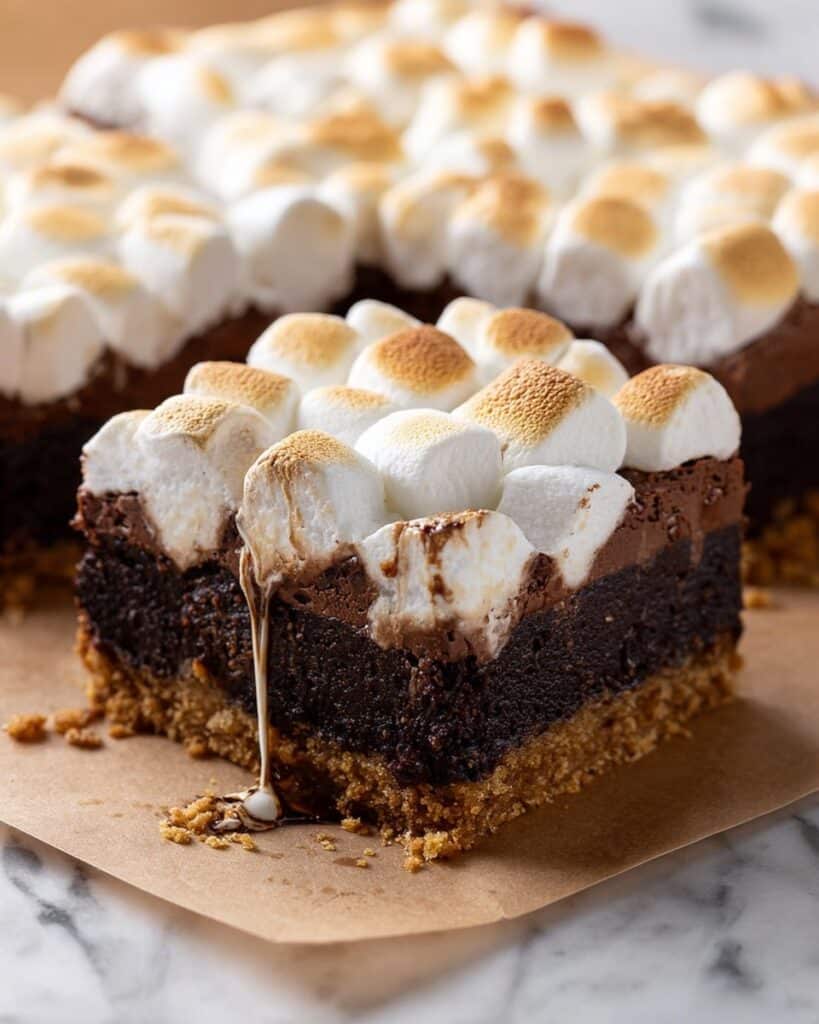 Easy S’mores Brownies Recipe