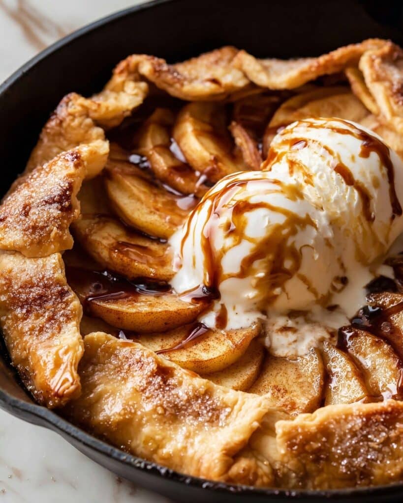 Apple Galette with Puff Pastry Recipe