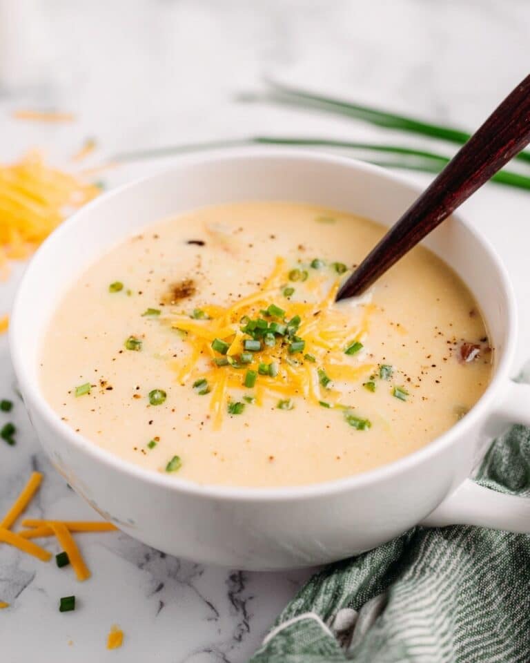 Slow Cooker Cauliflower Soup Recipe