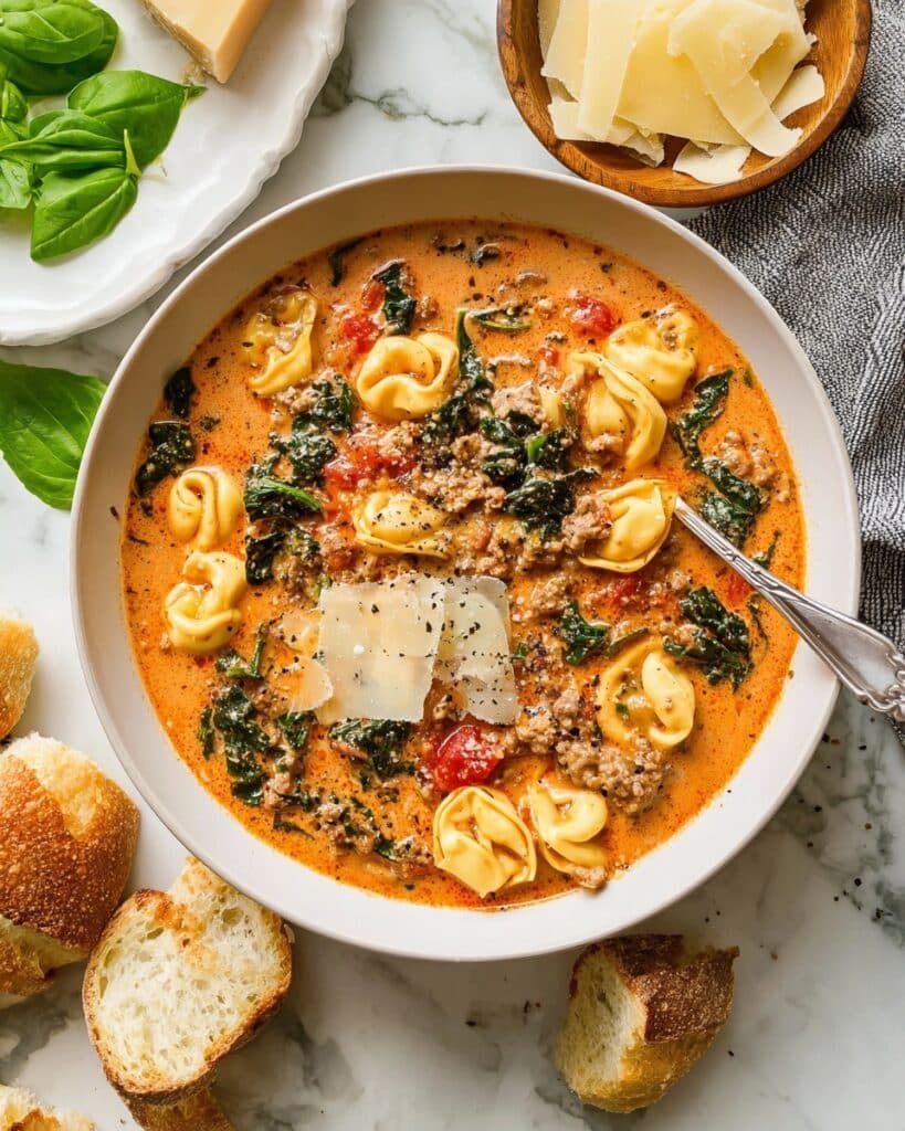 Slow Cooker Tortellini Soup Recipe