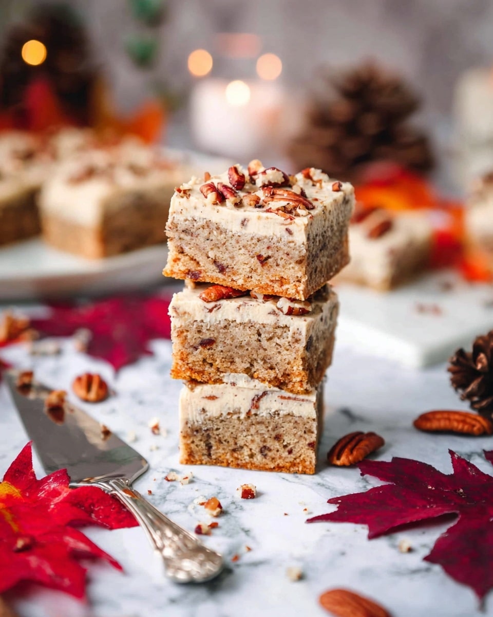 Maple Pecan Blondies Recipe