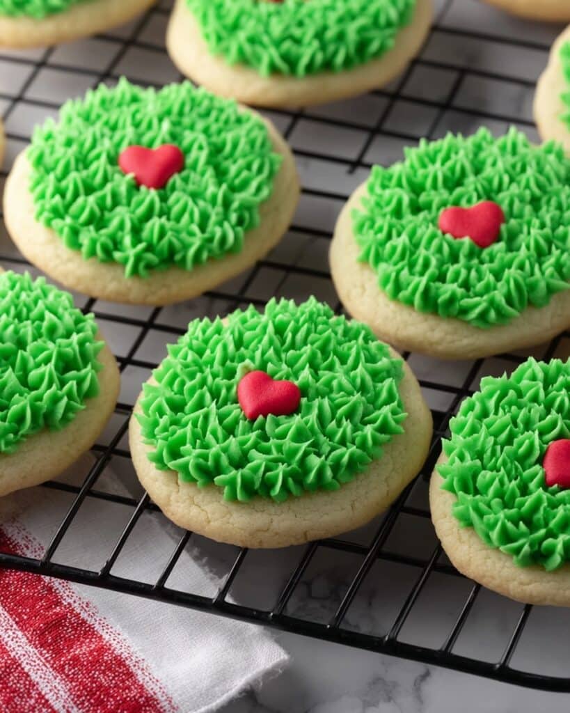 Grinch Sugar Cookies Recipe