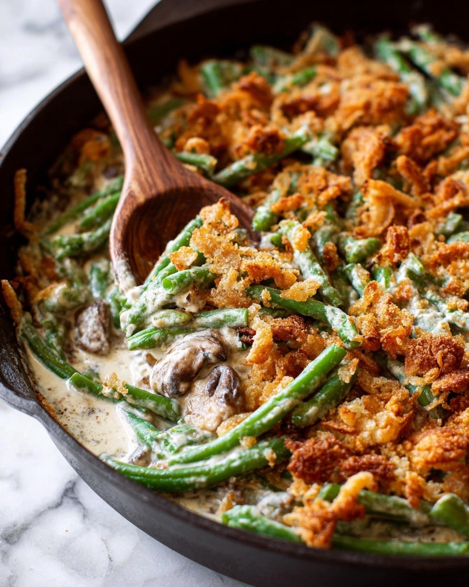 Creamy Green Bean Casserole from Scratch Recipe