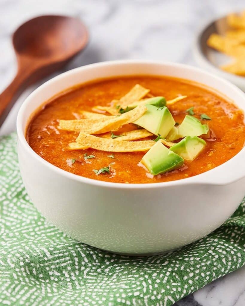 Crockpot Chicken Tortilla Soup Recipe