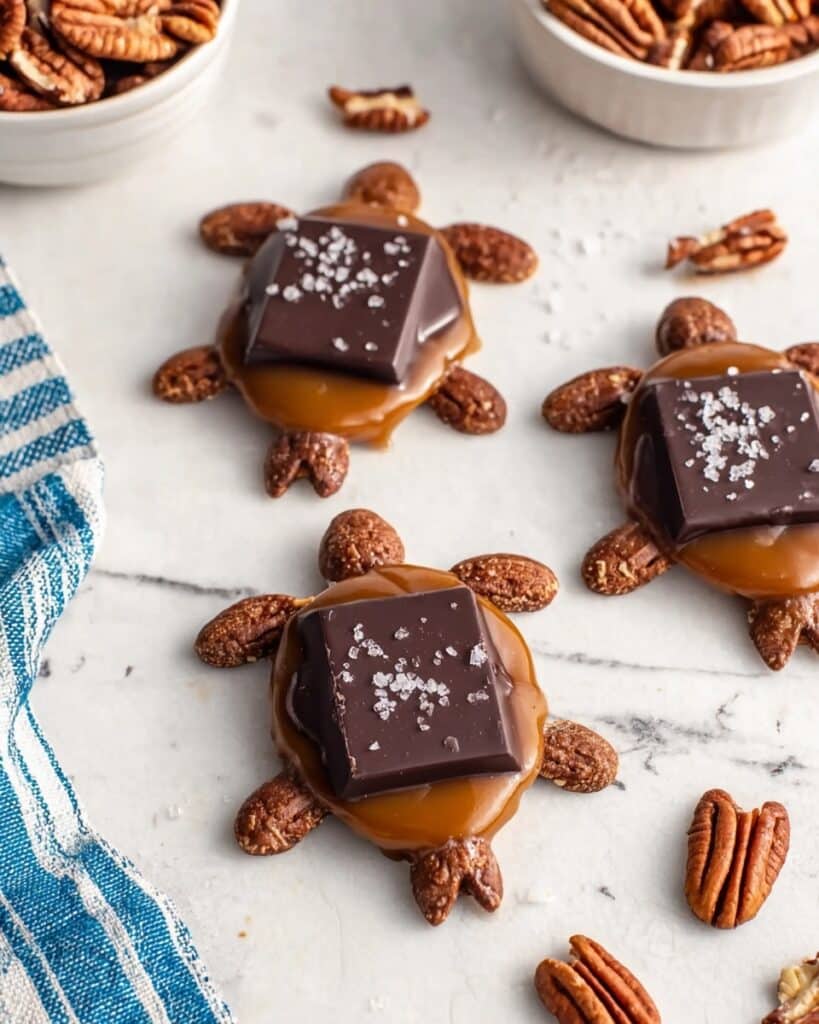 Chocolate Pecan Turtle Clusters Recipe