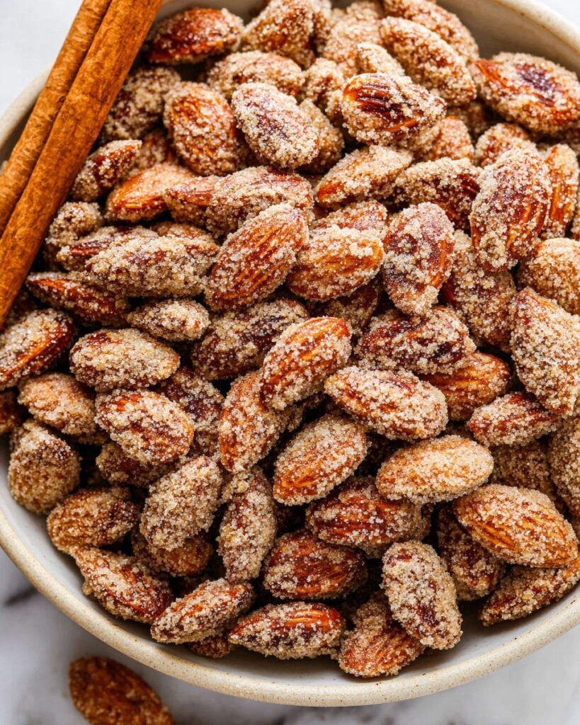 Candied Cinnamon Roasted Almonds Recipe