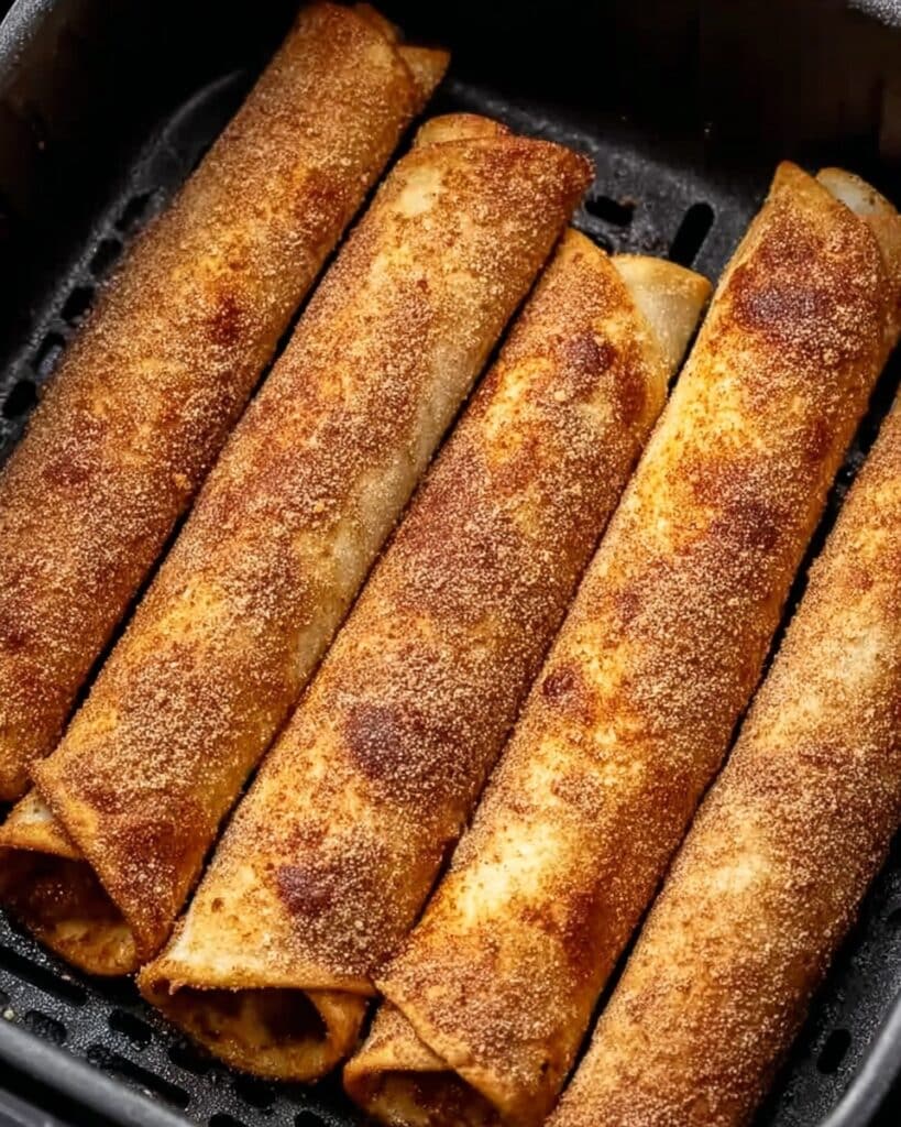 Easy Air Fryer Apple Pie Taquitos Recipe