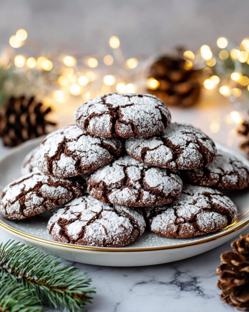 Chocolate Crinkle Cookies Recipe