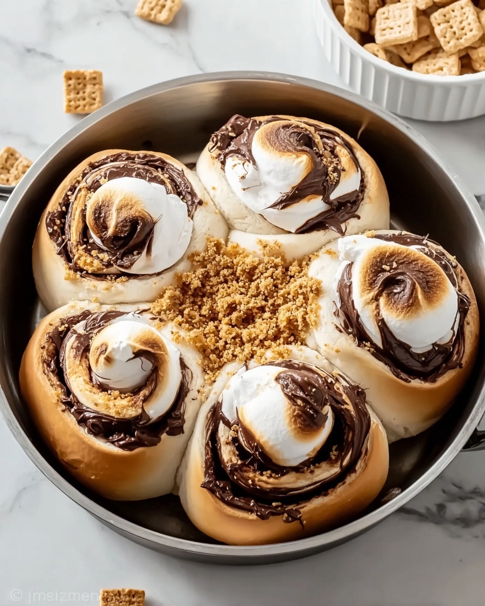 Gooey S’mores Rolls: A Delicious Homemade Dessert Recipe