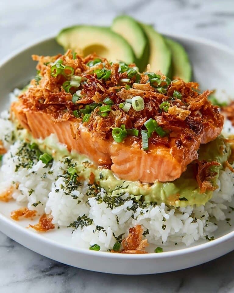 Teriyaki Salmon Sushi Bake Recipe