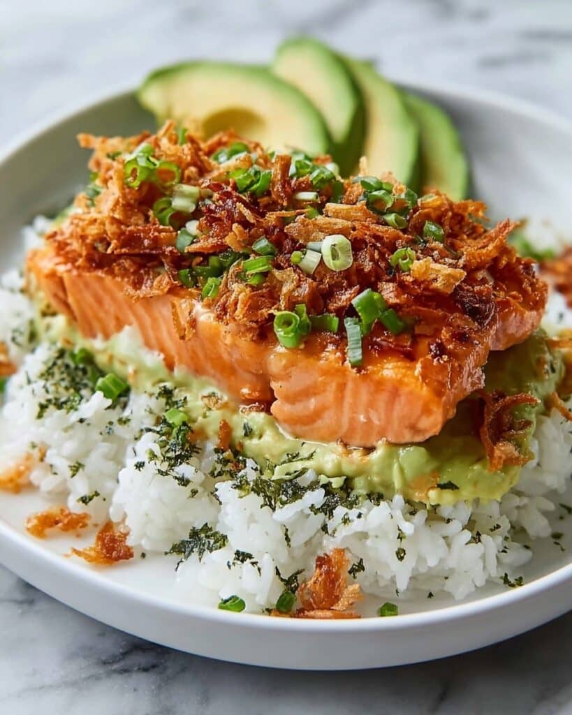 Teriyaki Salmon Sushi Bake Recipe