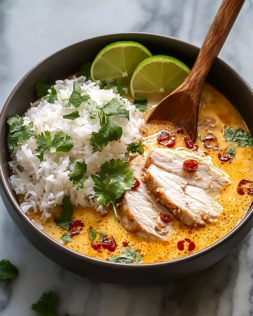 Coconut Chicken Brothy Rice Recipe
