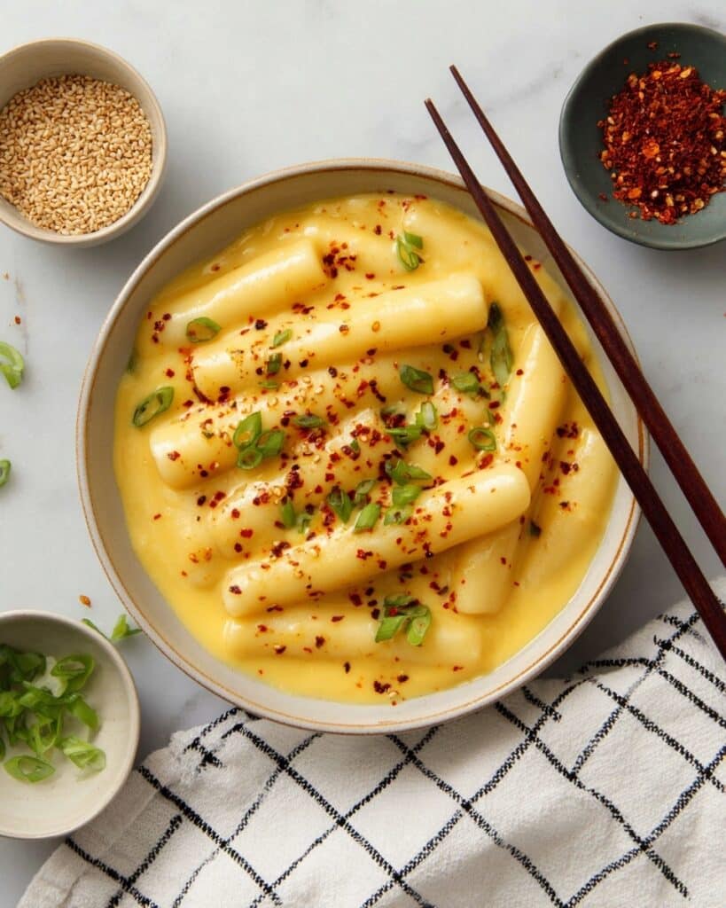 Vegan Cheese Tteokbokki Recipe
