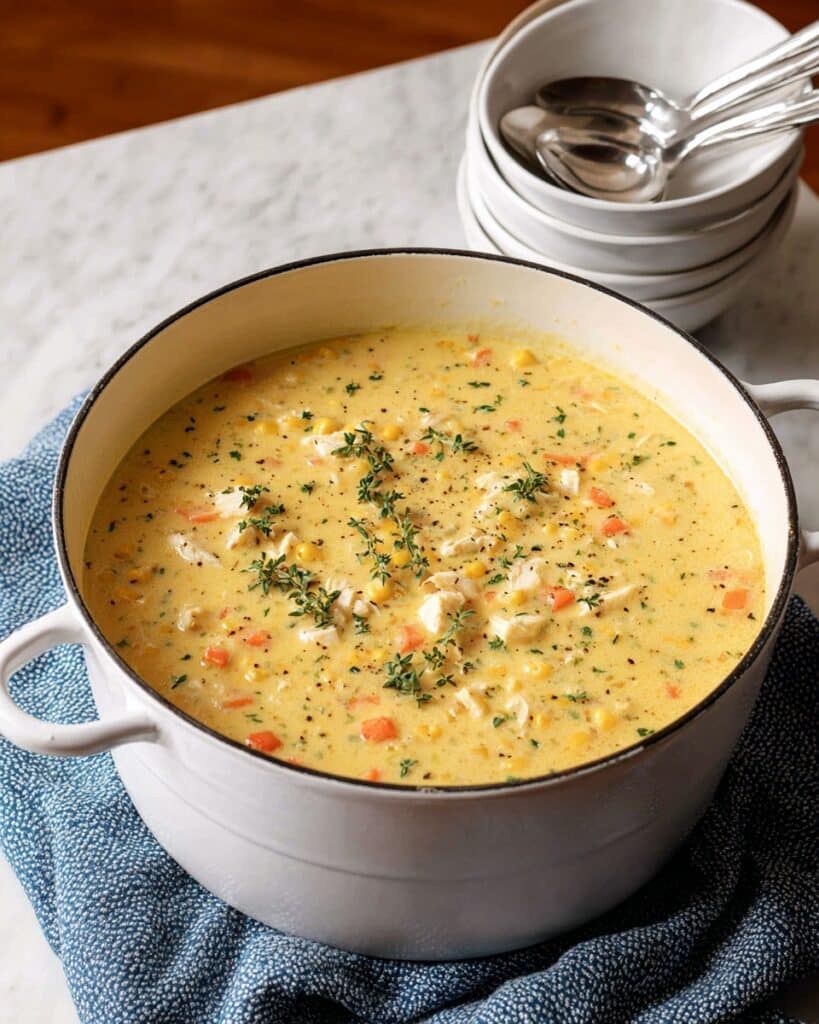 Chicken Cauliflower Cheddar Chowder Recipe
