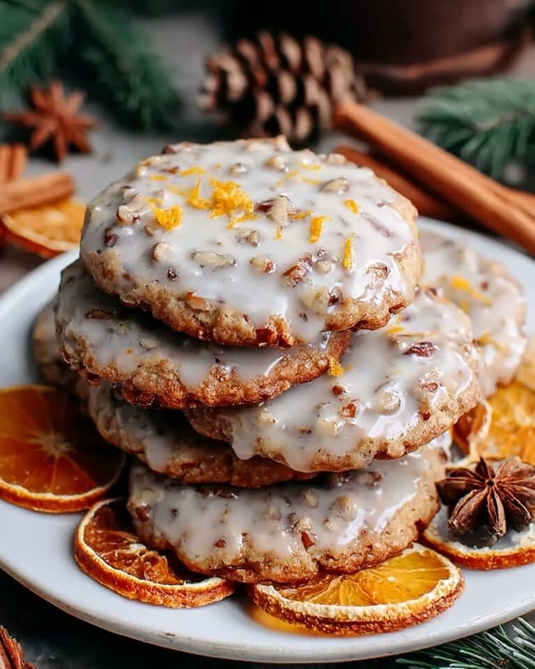 Orange Clove Cookies with Spiced Orange Glaze Recipe