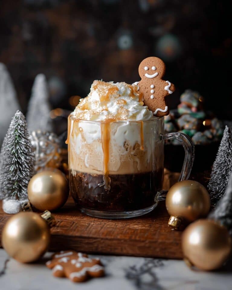 Iced Gingerbread Chai Tea Latte Recipe