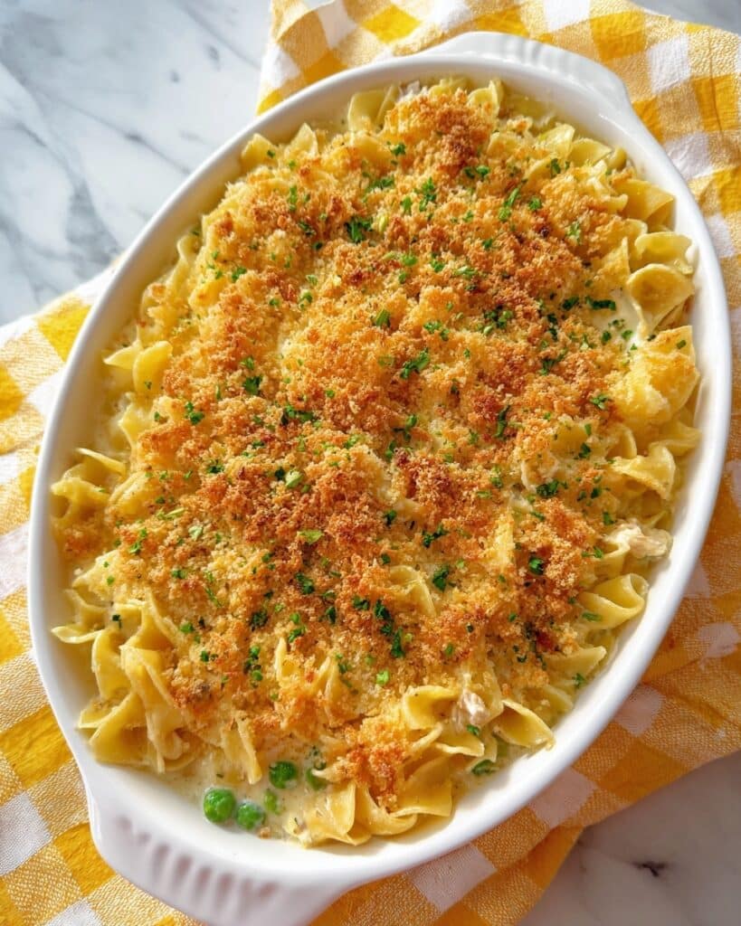 Super Easy Chicken Noodle Casserole Recipe