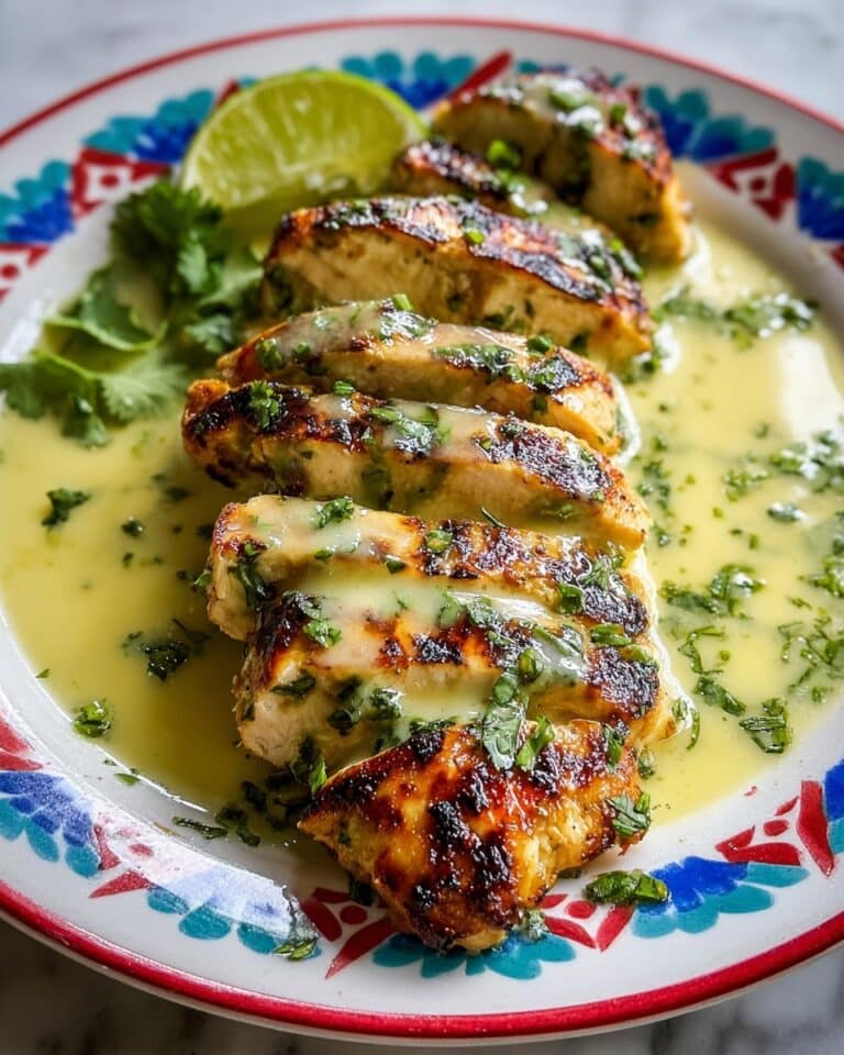 Cheesy Grilled Salsa Verde Pepper Jack Chicken Recipe