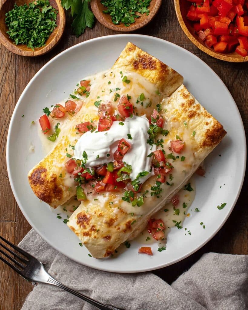 Queso Chicken Enchiladas Bake Recipe