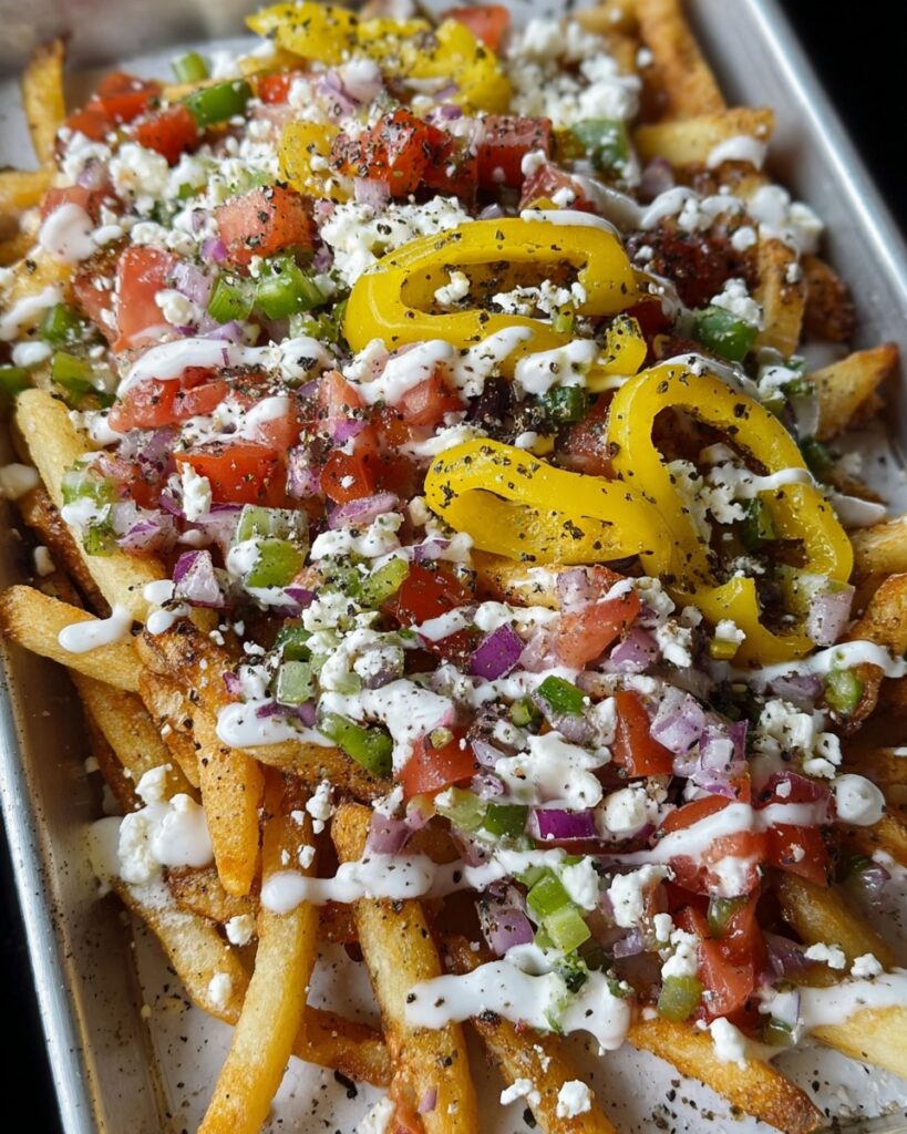 Loaded Greek Fries Recipe