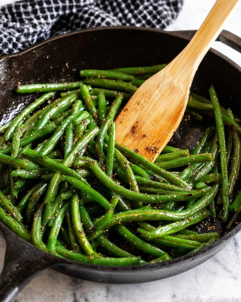Garlic Butter Sautéed Green Beans Recipe