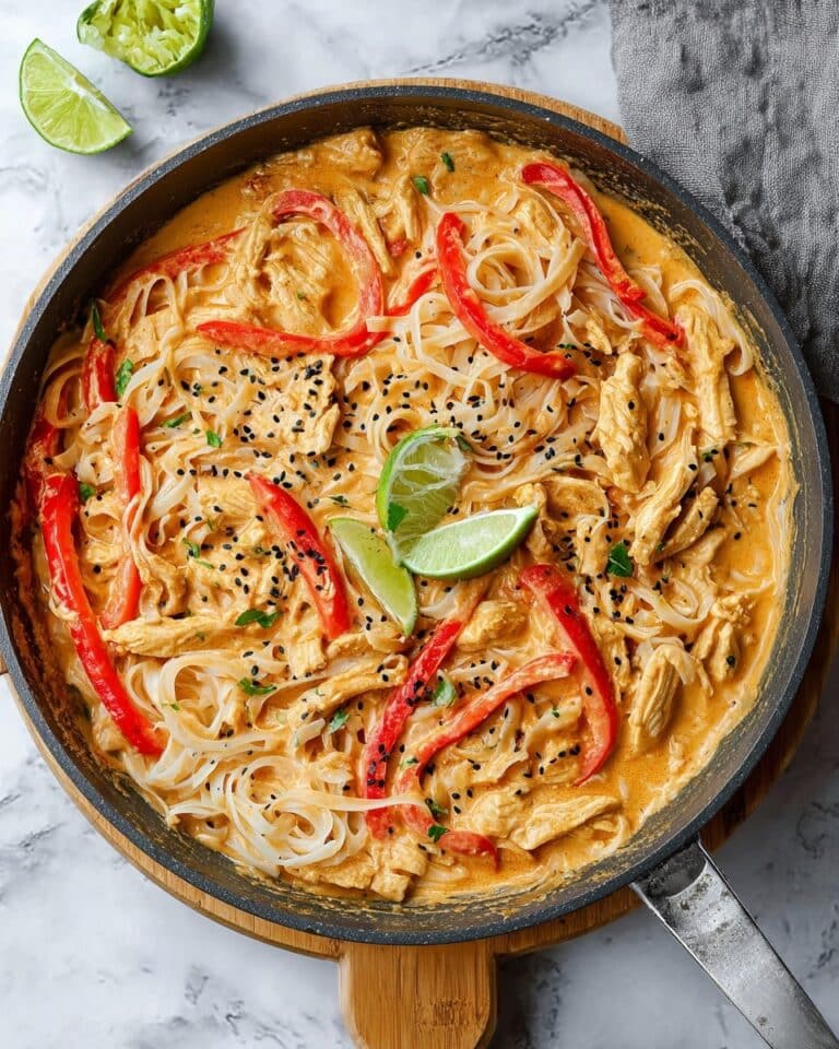 Thai Curry Noodles With Chicken Recipe