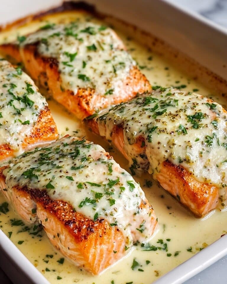 Baked Boursin Salmon Recipe