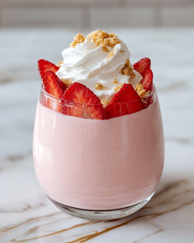 Strawberry Shortcake Protein Smoothie Recipe