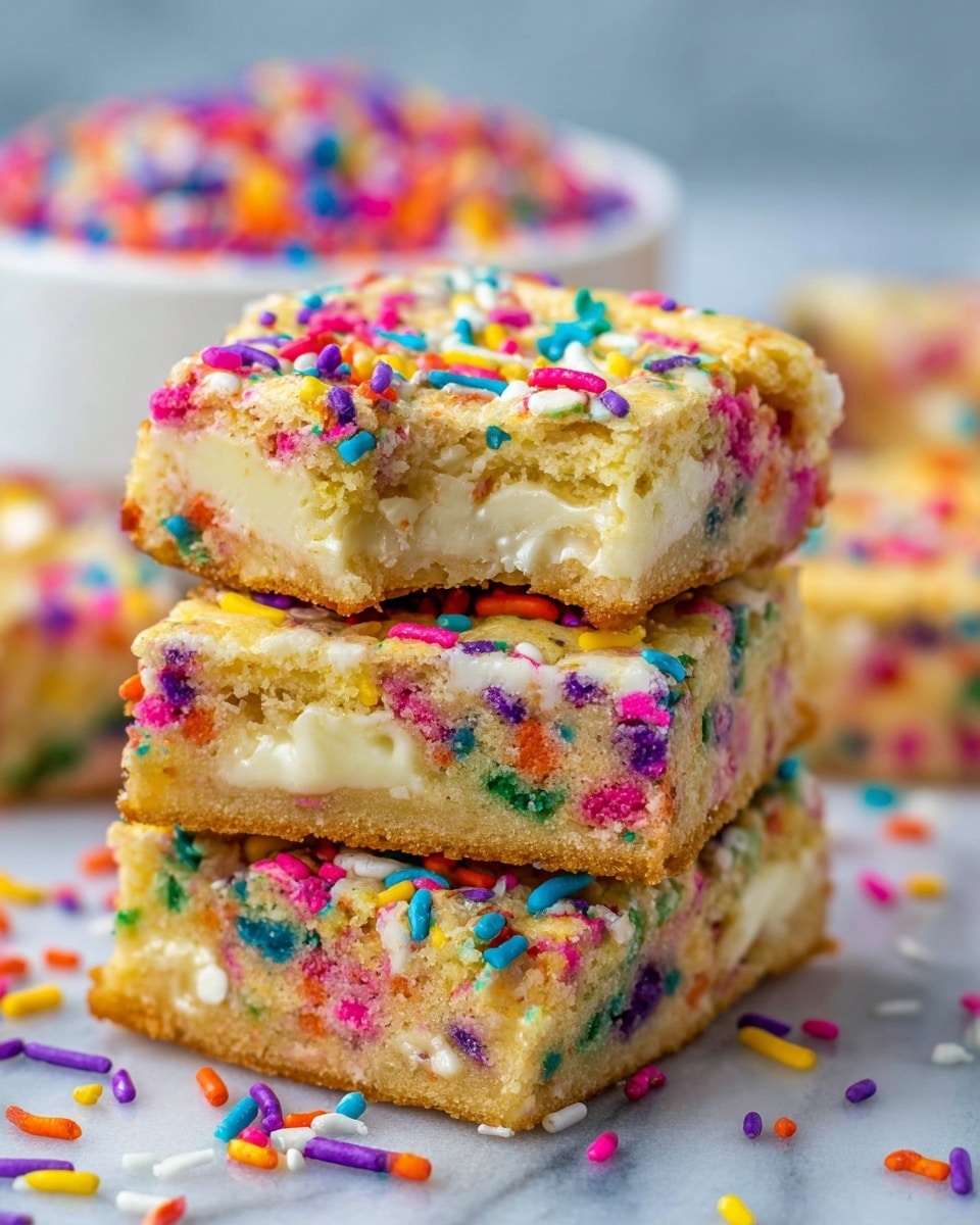 Cake Batter Gooey Bars Recipe