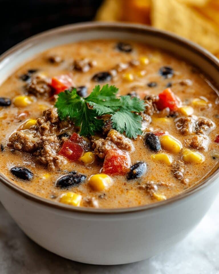 Easy Creamy Taco Soup Recipe