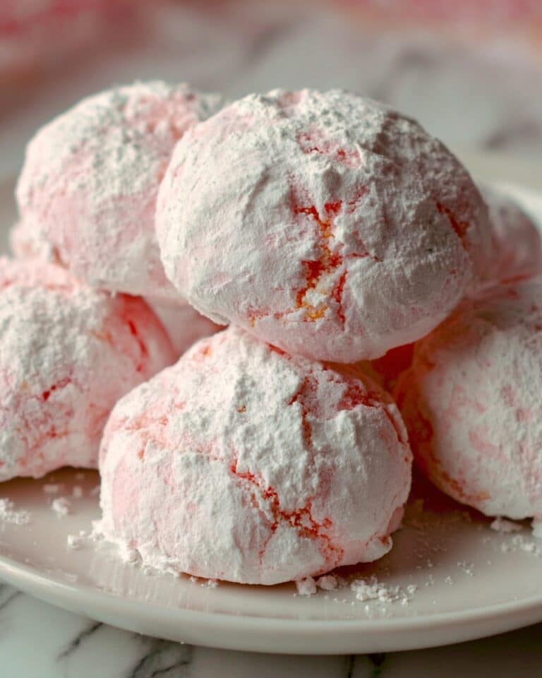 Peppermint Snowball Cookies Recipe