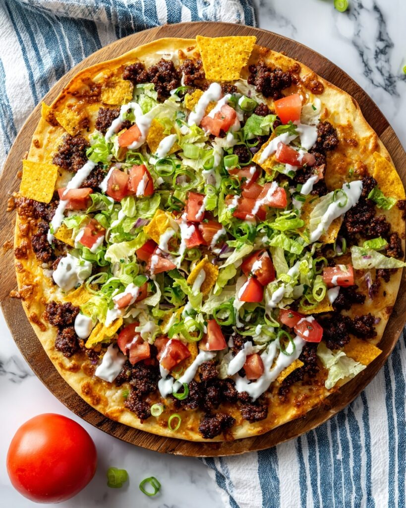 Cool Ranch Taco Pizza Recipe