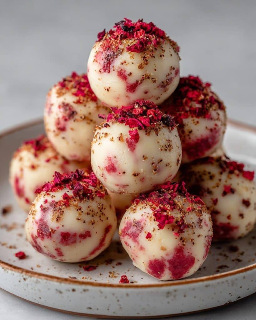 Strawberry Cheesecake Protein Balls Recipe