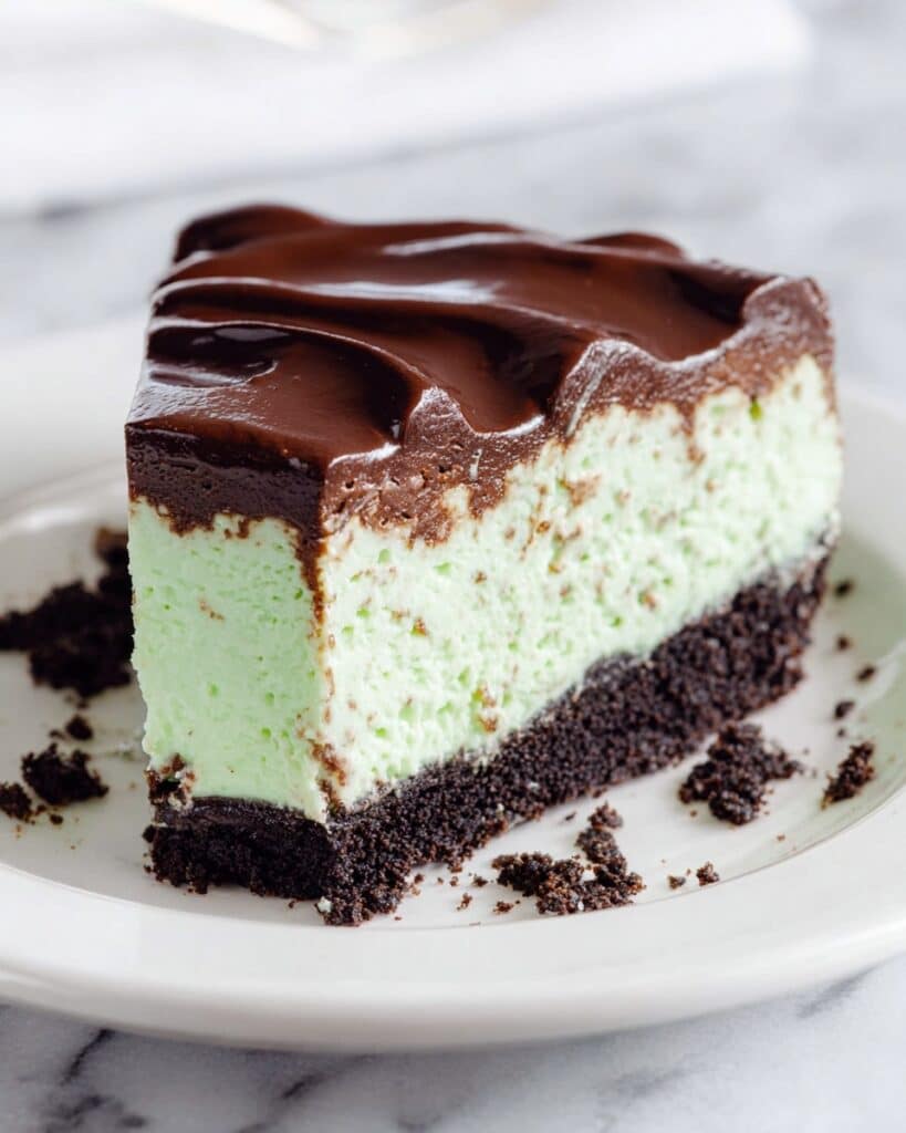 Chocolate Mint Cheesecake Recipe
