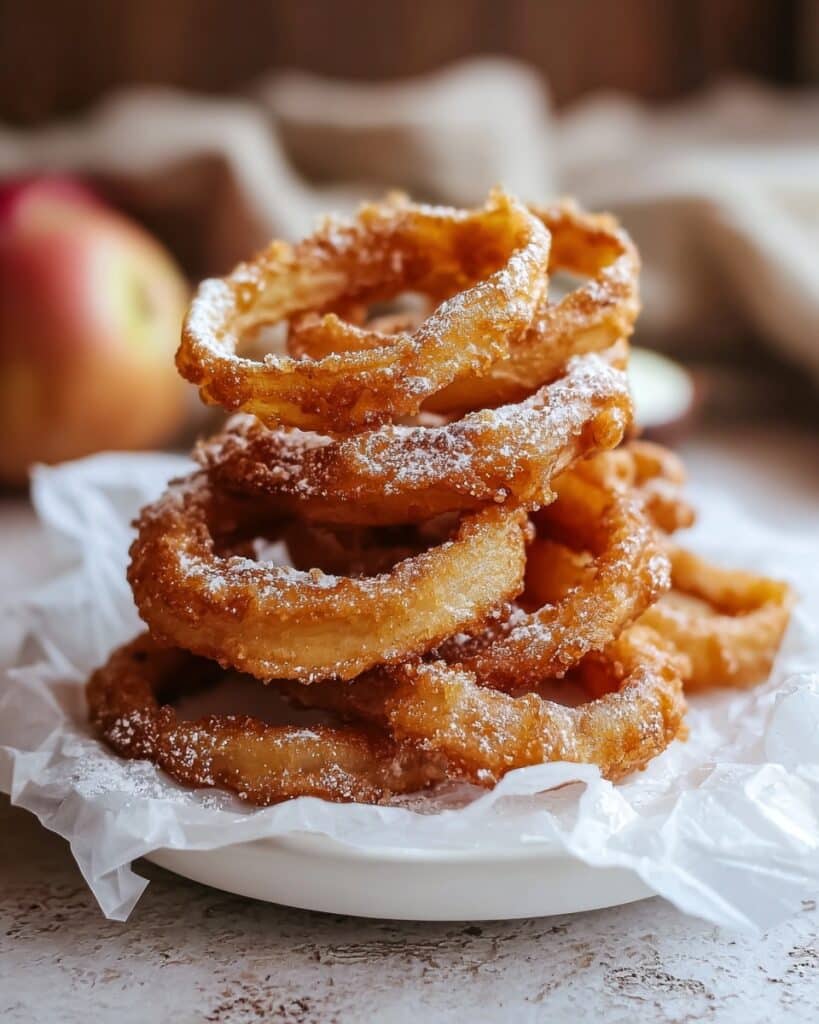 Fried Cinnamon Apple Rings Recipe
