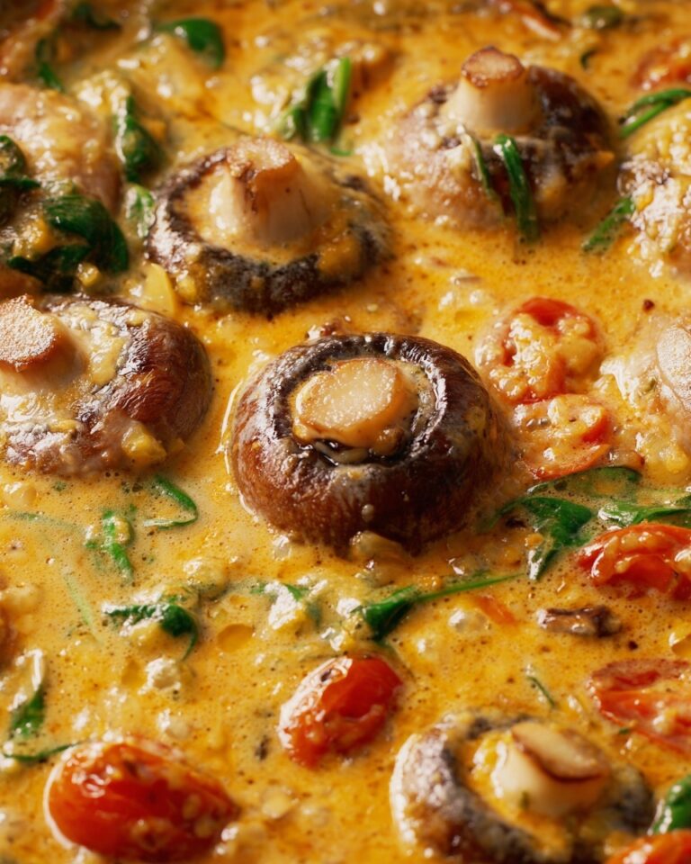 Tuscan Butter Mushrooms Recipe