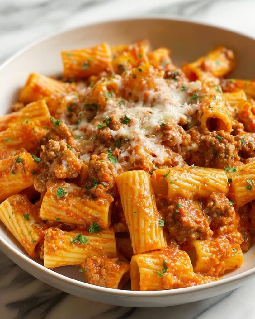 Creamy Rigatoni with Boursin Cheese Recipe